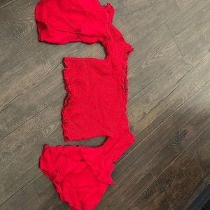 Red Crop Top